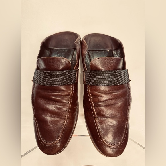 Brunello Cucinelli Brown Mules & Clogs - Picture 4 of 8